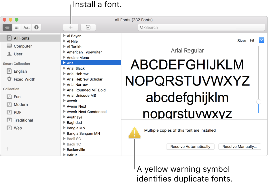 Where to install fonts on macbook pro
